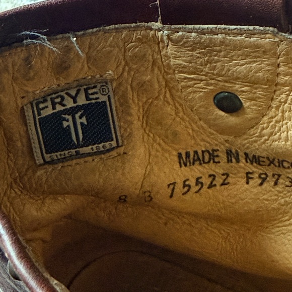 Frye Brown Studded Short Boots - Picture 5 of 6